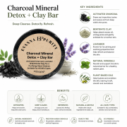Charcoal Mineral Detox + Clay Bar