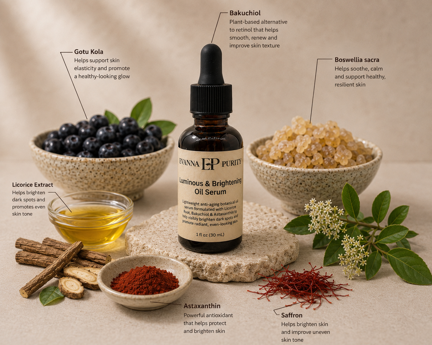 Luminous & Brightening Oil Serum